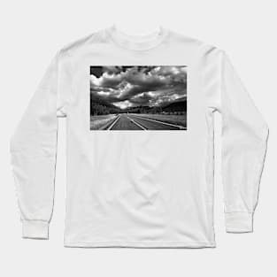 On the Road with Clouds Long Sleeve T-Shirt